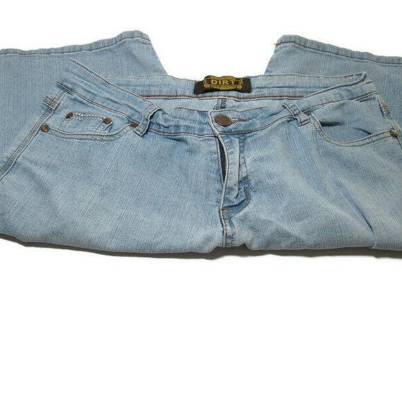 Dirt Shorts Womens Blue Denim Size 11 - Picture 3 of 6